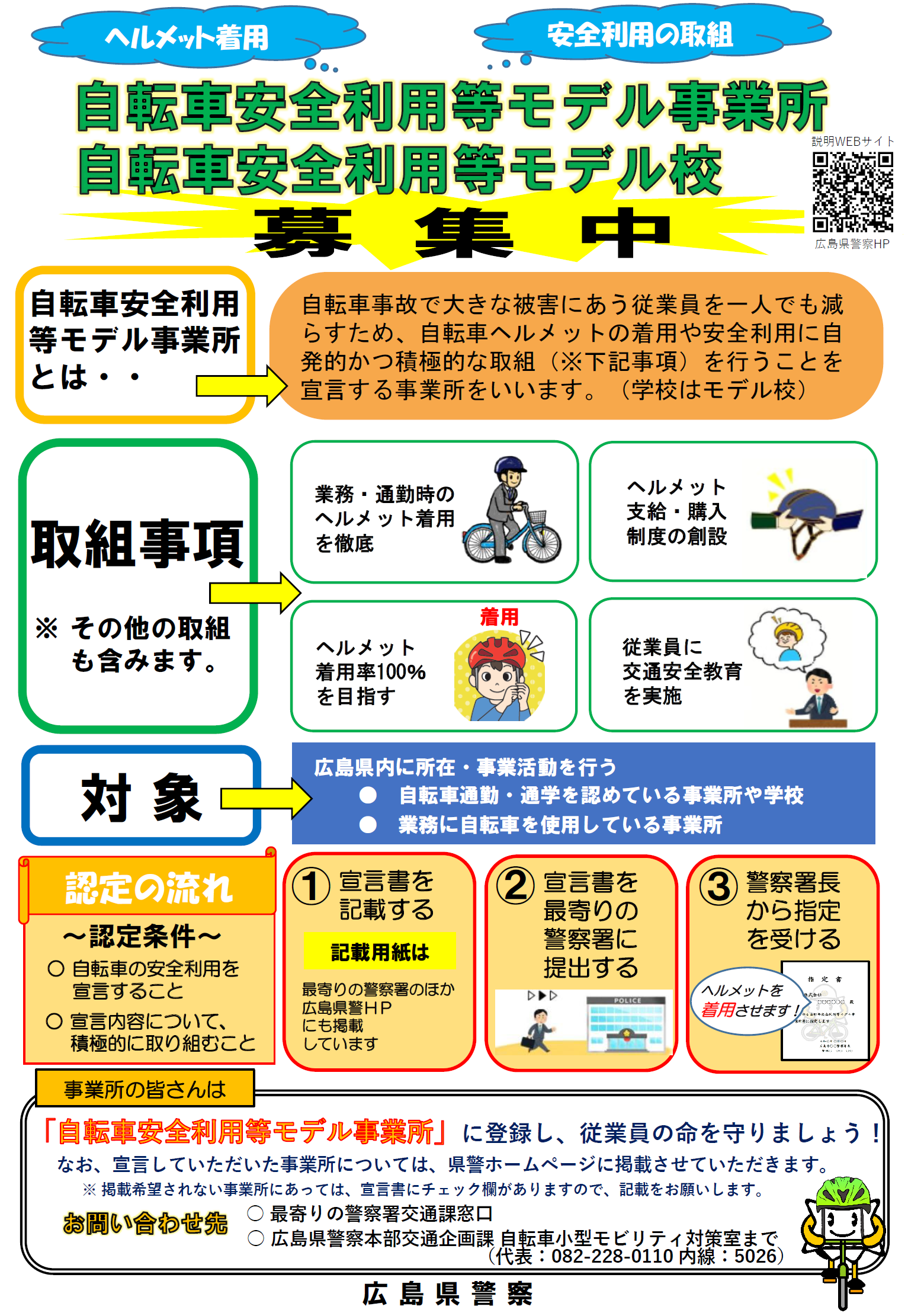 説明用のチラシ