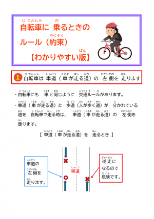 自転車ルールブックわかりやすい版