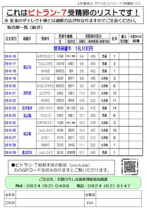 ビトラン販売リスト２