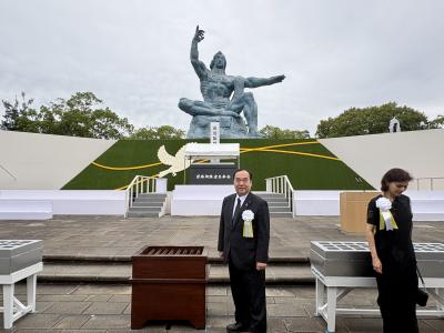長崎平和祈念式典参列