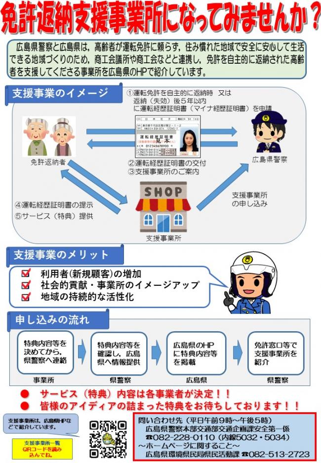 免許返納支援事業所になってみませんか？１