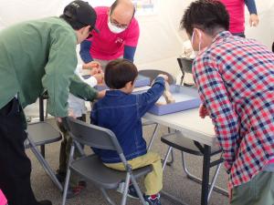 積み木でアーチ橋