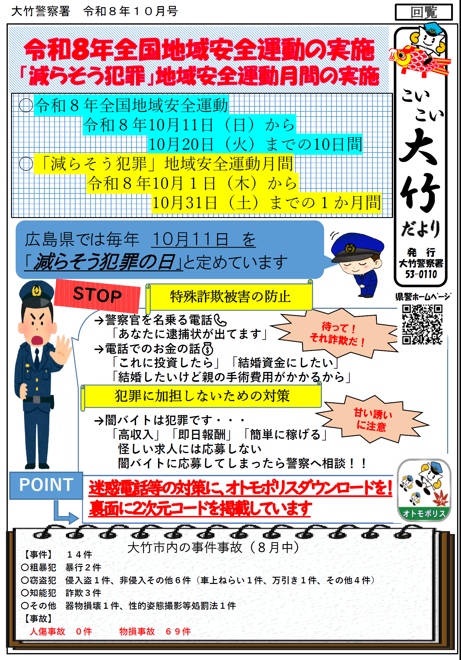 全国地域安全運動月間