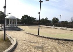 テニスコートの写真