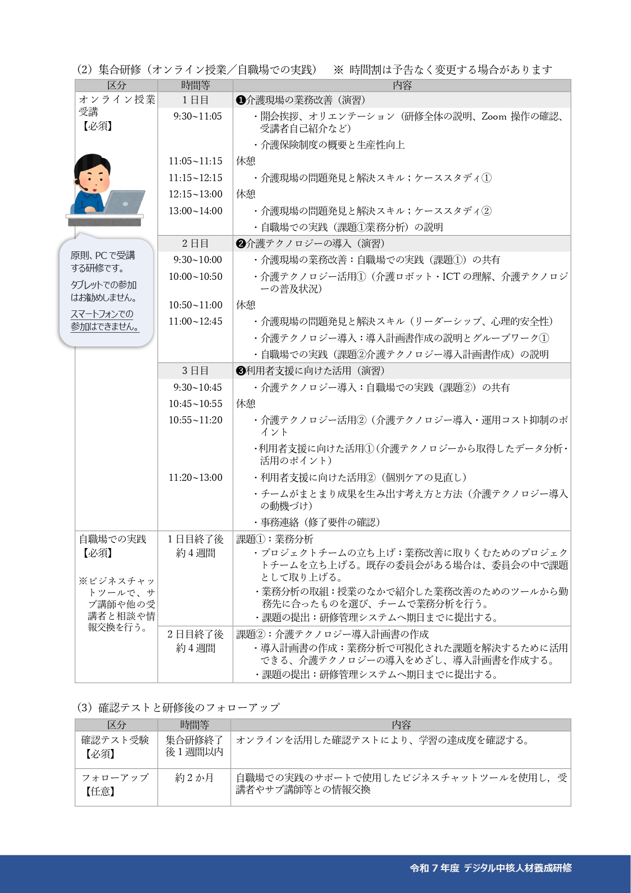 募集要項３ページめ
