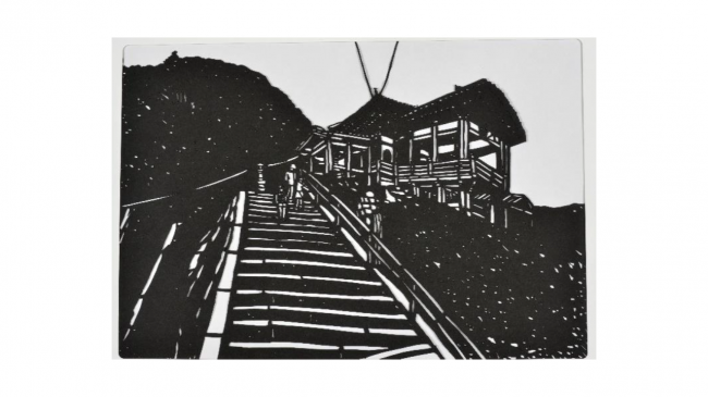 審査員特別賞「竹原の町」　作者：中 弘寿