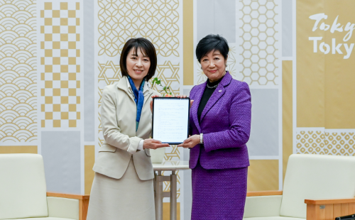 横田知事と東京都 小池知事